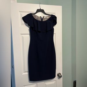 Worn once! Navy dress!